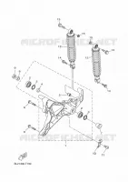 BRAS OSCILLANT / AMORTISSEUR pour Yamaha XMAX 2020
