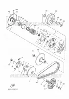 EMBRAYAGE DE DEMARREUR pour Yamaha TRICITY 2020
