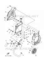 RADIATEUR / DURITES pour Yamaha TRICITY 2020