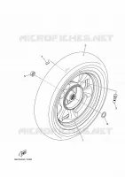 ROUE ARRIERE pour Yamaha TRICITY 2020