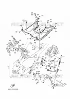 SUPPORT / REPOSE PIEDS pour Yamaha TRICITY 2020