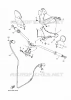 GUIDON ET CABLES pour Yamaha TRICITY 2020