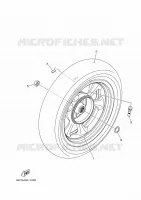 ROUE ARRIERE pour Yamaha TRICITY 2020