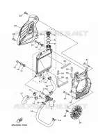 RADIATEUR / DURITES pour Yamaha NMAX 2020
