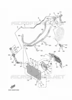 RADIATEUR / DURITES pour Yamaha TRICITY 2020