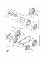 EMBRAYAGE DE DEMARREUR pour Yamaha TRICITY 2020