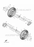 ROUE AVANT pour Yamaha TRICITY 2020