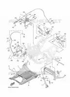 SUPPORT / REPOSE PIEDS pour Yamaha TRICITY 2020