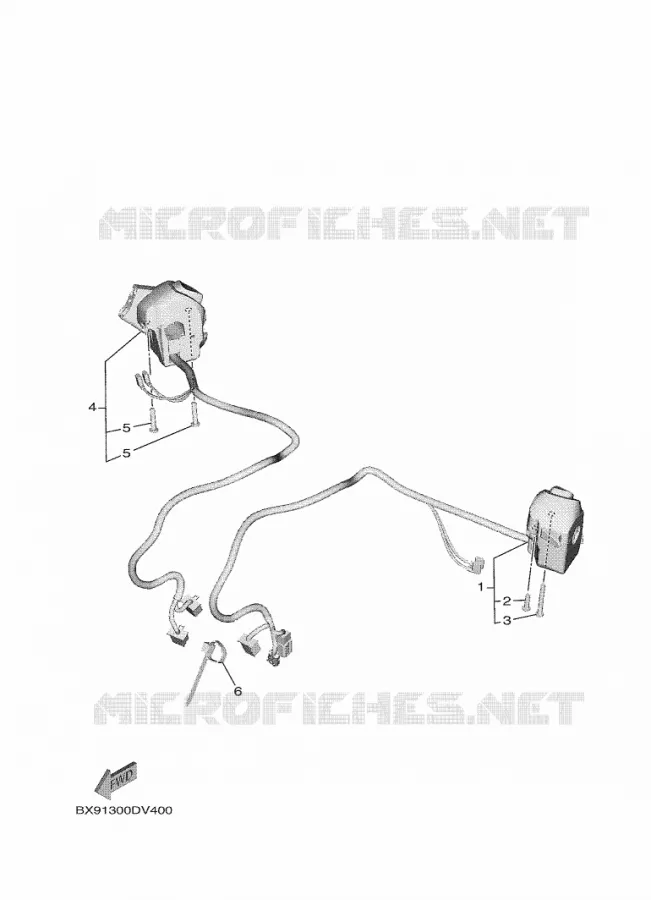 COMMODO / LEVIER Yamaha SCOOTER 300 2020 TRICITY  MWD300