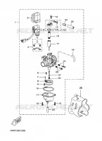 CARBURATEUR pour Yamaha BOOSTER (MBK) 2012