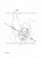 ROUE AVANT pour Yamaha BOOSTER (MBK) 2012