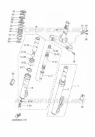 FOURCHE pour Yamaha BW'S 2012