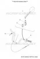 WVTA COMMODO / CABLE pour Yamaha KODIAK 2020