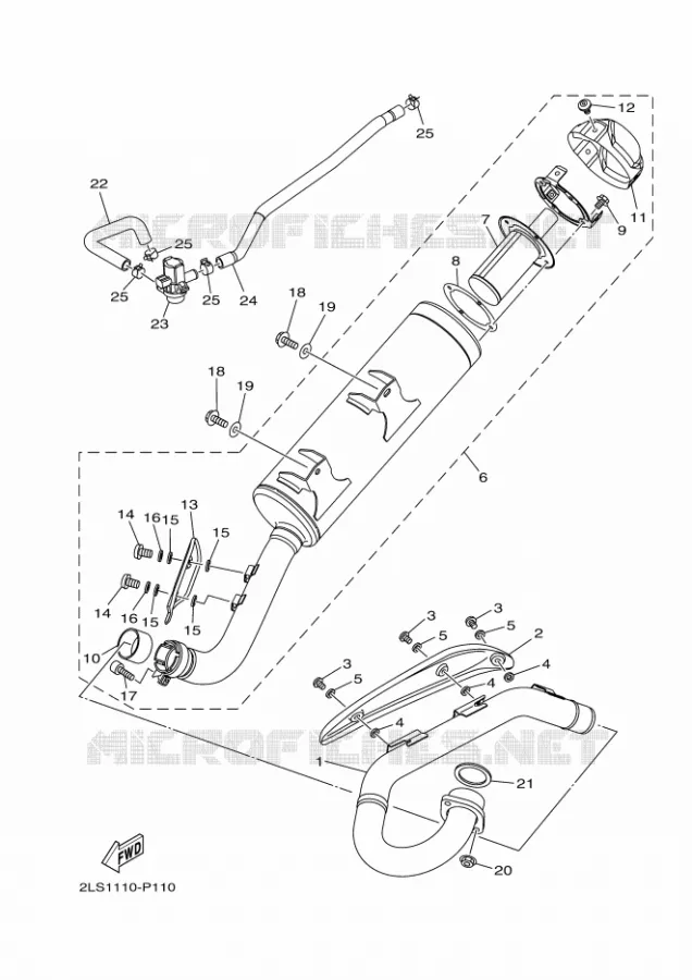 ECHAPPEMENT Yamaha QUAD 700 2020 RAPTOR  YFM700R