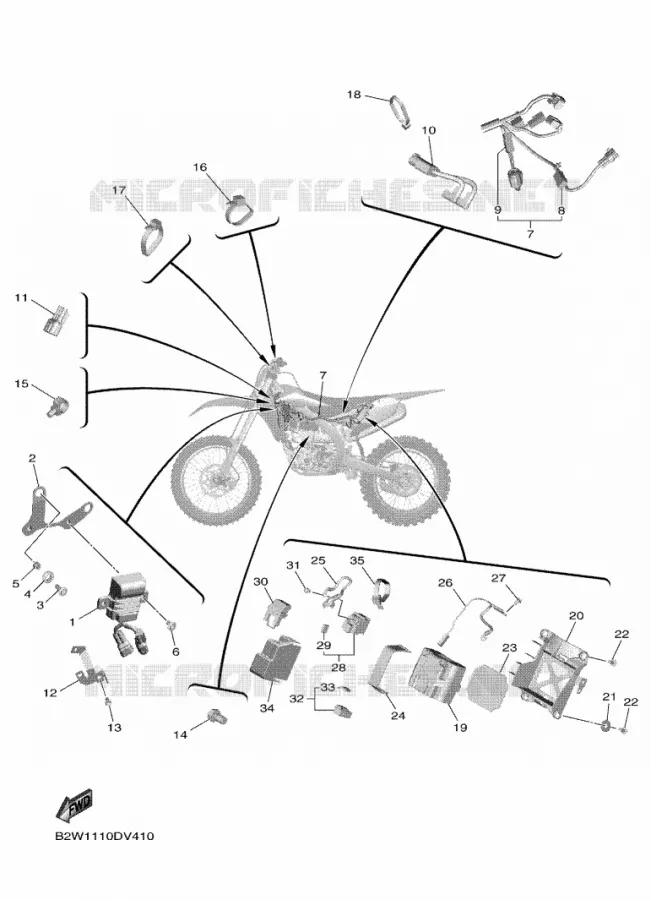 ELECTRIQUE 2 Yamaha MOTO 450 2021 YZF  YZ450F
