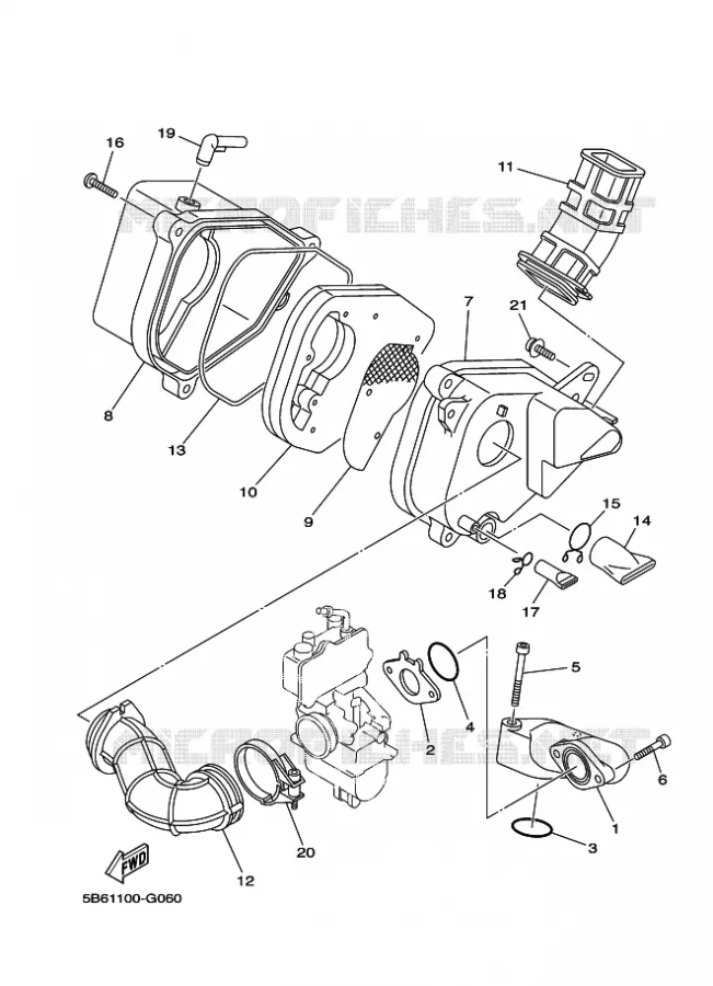 ADMISSION Yamaha MOTO 110 2021 TTR  TT-R110E