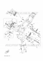 SUPPORT / REPOSE PIEDS pour Yamaha R125 2021