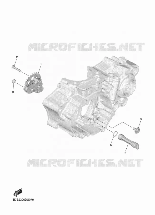 POMPE A HUILE Yamaha MOTO 250 2021 YZF  YZ250F
