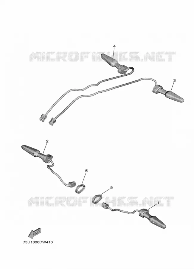 CLIGNOTANT Yamaha MOTO 900 2021 TRACER  MTT890D