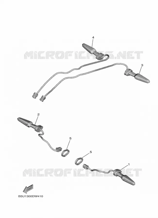 CLIGNOTANT Yamaha MOTO 900 2021 TRACER  MTT890D