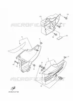 COUVERCLE LATERAL pour Yamaha YBR 2021