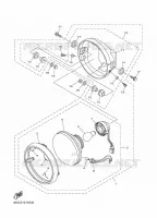 PHARE  pour Yamaha YBR 2021