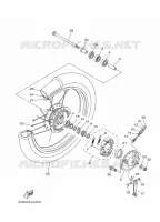 ROUE AVANT pour Yamaha YBR 2021