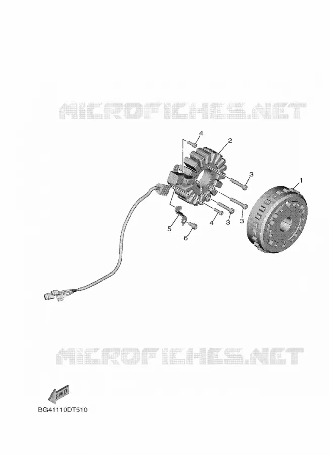 GENERATEUR Yamaha SIDE BY SIDE 850 2021 WOLVERINE  YXF850E/YXF85WPAM