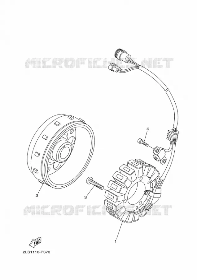 GENERATEUR Yamaha QUAD 700 2021 RAPTOR  YFM700R