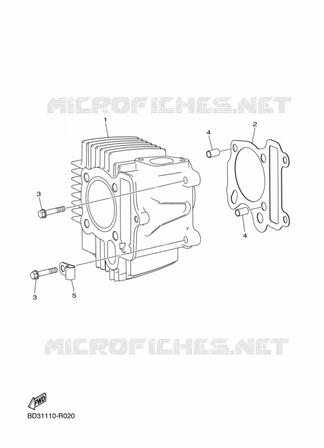 CYLINDRE Yamaha QUAD 90 2021 RAPTOR  YFM90R