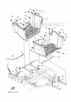 BEQUILLE / REPOSE PIEDS pour Yamaha KODIAK 2021