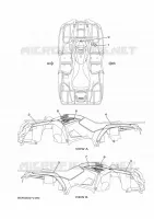 EMBLEME pour Yamaha KODIAK 2021