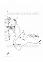 GUIDON ET CABLES pour Yamaha KODIAK 2021
