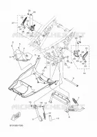 SUPPORT / REPOSE PIEDS pour Yamaha XMAX 2021