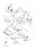 SUPPORT / REPOSE PIEDS pour Yamaha XMAX 2021