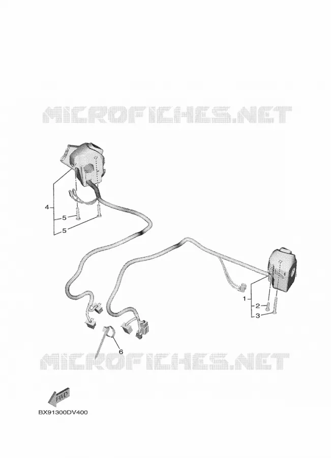 COMMODO / LEVIER Yamaha SCOOTER 300 2021 TRICITY  MWD300