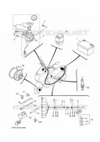 PARTIE ELECTRIQUE 2 pour Yamaha MAJESTY S 2014
