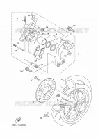 ROUE ARRIERE pour Yamaha MAJESTY S 2014