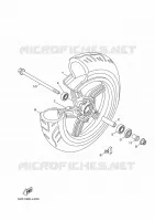 ROUE AVANT pour Yamaha MAJESTY S 2014