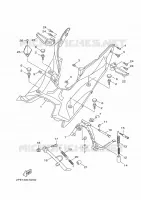 SUPPORT / REPOSE PIEDS pour Yamaha MAJESTY S 2014