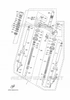 FOURCHE pour Yamaha MAJESTY S 2014