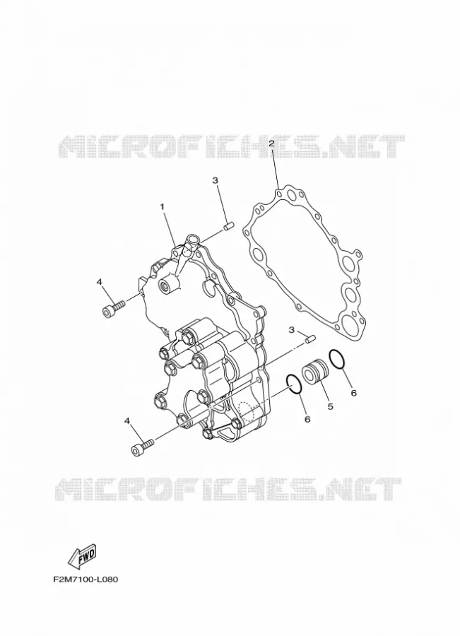 POMPE A HUILE Yamaha Waverunner 1800 2021 FX  FB1800A-W