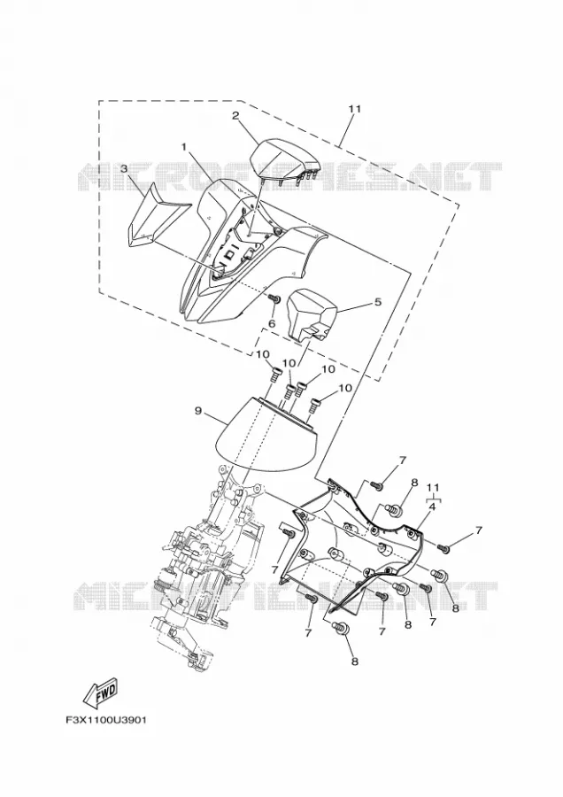 DIRECTION 3 Yamaha Waverunner 1800 2021 FX  FC1800A-W