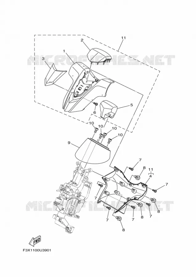DIRECTION 3 Yamaha Waverunner 1800 2021 FX  FC1800-W