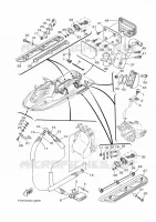 HULL & DECK pour Yamaha EXR 2021