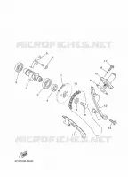 ARBRE A CAMES / CHAINE DE DISTRIBUTION pour Yamaha YB 2022
