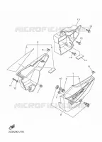 COUVERCLE LATERAL pour Yamaha YB 2022