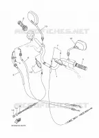 GUIDON ET CABLES pour Yamaha YB 2022