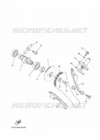 ARBRE A CAMES / CHAINE DE DISTRIBUTION pour Yamaha YB 2022