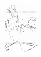 GUIDON ET CABLES pour Yamaha YB 2022